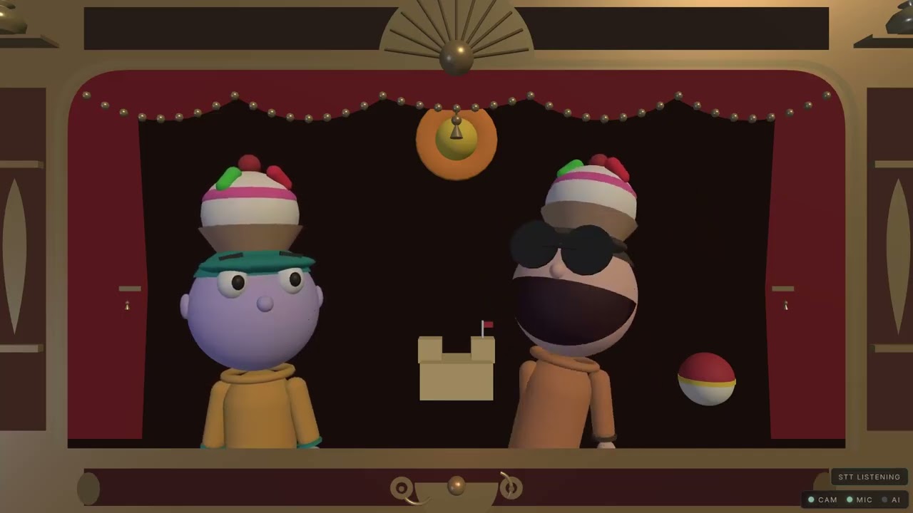 Virtual Puppet Theater 데모 화면